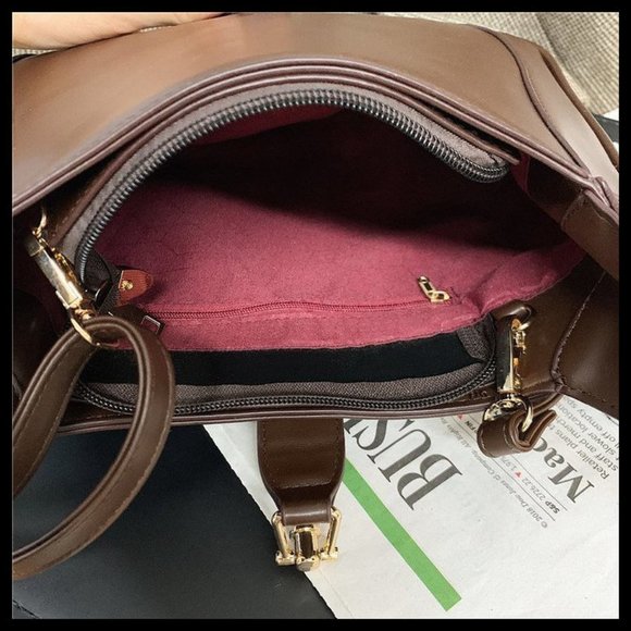 NEW Brown Shoulder Bag Crossbody - Picture 6 of 10